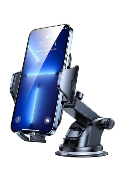 ASFAL Vantuzlu, Uzayabilen, Otomatik Açılabilen Araç Içi Telefon Tutucu Torpido Ve Cama Yapışır ürün görseli 1