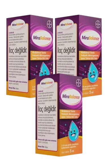 Mirabalance Probiyotik Damla 5 ml x 3 Adet - Resim 2