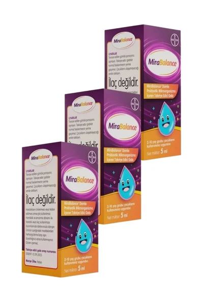 Mirabalance Probiyotik Damla 5 ml x 3 Adet - Resim 3