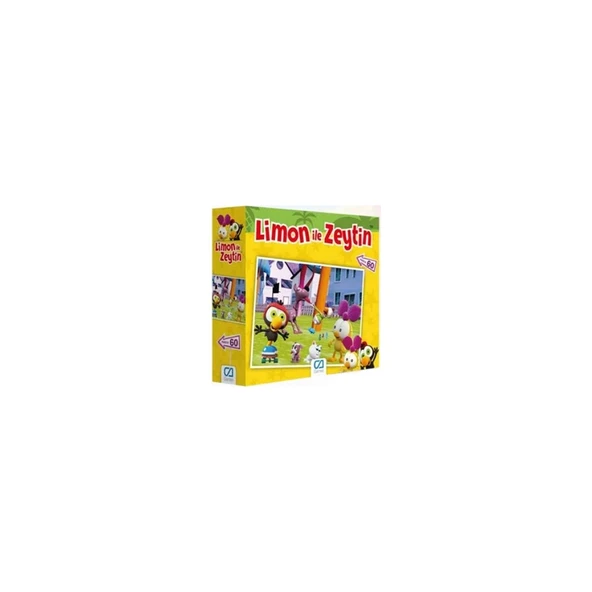 Ca Games Puzzle Limon ile Zeytin 60 Parça CA.5096 1319 ürün görseli 1