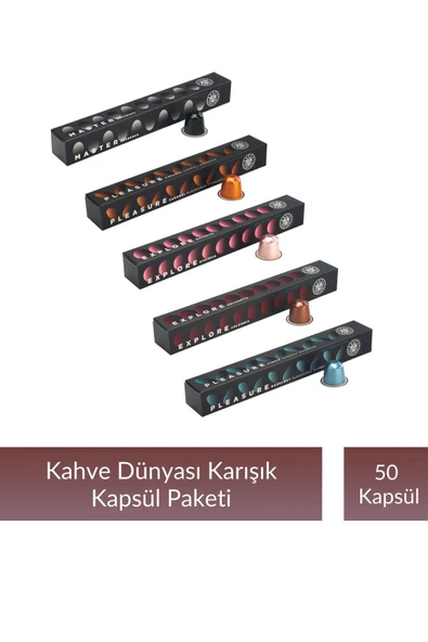Kahve Dünyası Karışık Kapsül Paketi 50 Kapsül ürün görseli 1