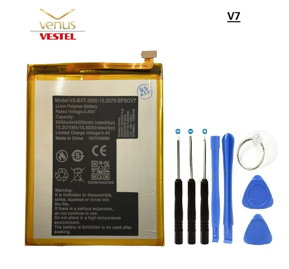 VESTEL V7 PİL BATARYA VE TAMİR SETİ VS-BAT3950 ürün görseli 1