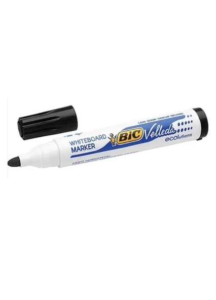 Bic Tahta Kalemi Velleda Eco Yuvarlak Uç Siyah ürün görseli 1