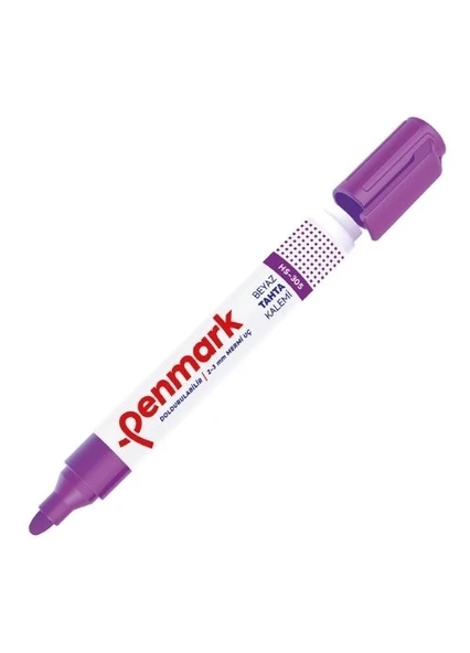 Penmark Beyaz Tahta Kalemi Kırmızı Mor ürün görseli 1