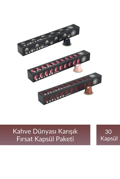 Kahve Dünyası Karışık Fırsat Paketi 30 Kapsül ürün görseli 1