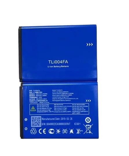 Alcatel 1035D Pil Batarya  400 mAh TLİ004FA ürün görseli 1