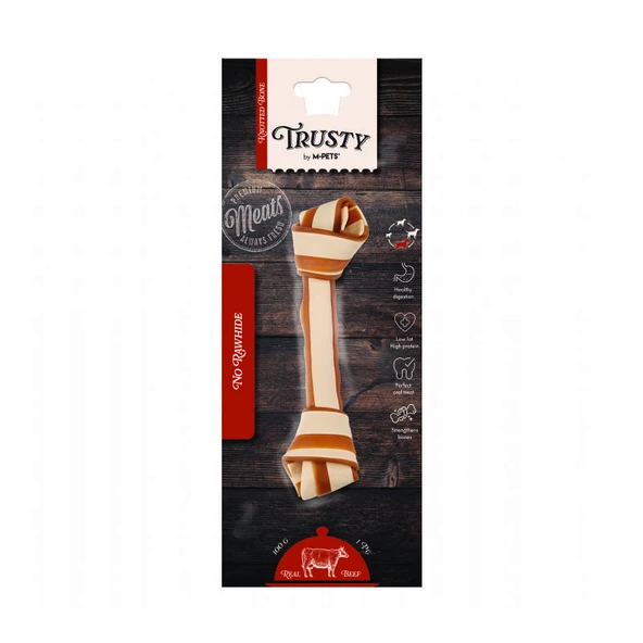 M-Pets Trusty Tatlı Patatesli Bifteklİ Düğüm Kemik 100 Gr 20,3 Cm ürün görseli 1