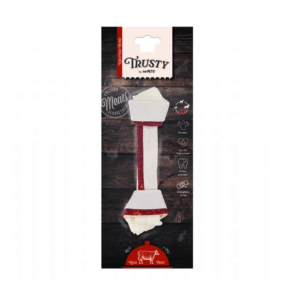 M-Pets Trusty Beef Biftekli Düğüm Kemik 85 Gr 20,3 Cm ürün görseli 1