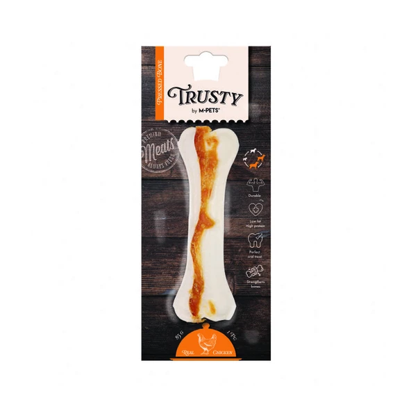 M-Pets Trusty Chicken Tavuklu Press Kemik 85 Gr 15,3 Cm ürün görseli 1