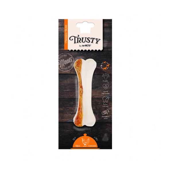 M-Pets Trusty Chicken Tavuklu Press Kemik 55 Gr 12,7 Cm ürün görseli 1