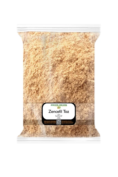 Toz Zencefil 1. Kalite 1 Kg. Öğütülmüş Zencefil Kurusu Zencefil Tozu ürün görseli 1