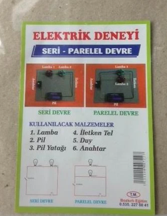 Elektrik Deney Seti Seri Paralel Devre 2 adet ürün görseli 1