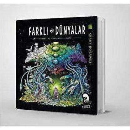 Farklı Dünyalar - Yetişkinler İçin Boyama Kitabı ürün görseli 1