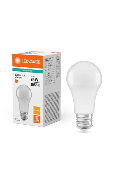 Osram Led 10W 2700K E27 Duy Sarı Işık Ampul ürün görseli 1