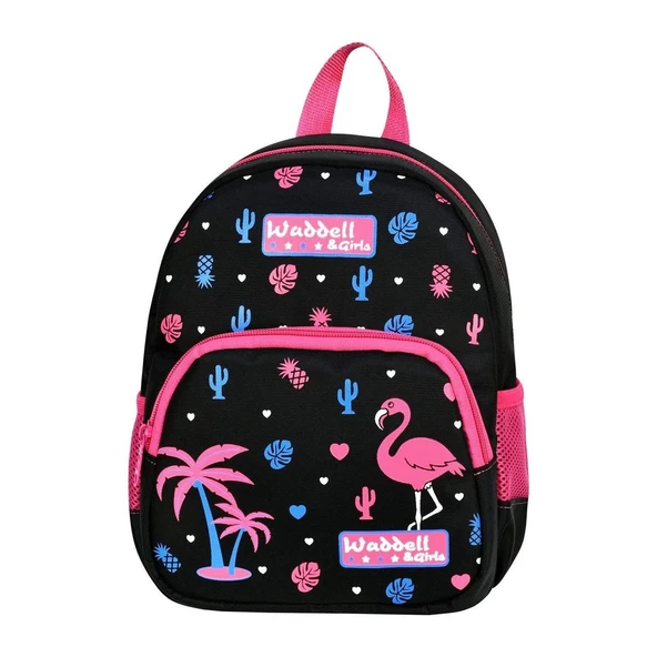 Waddell Flamingo Desenli Anaokulu Sırt Çantası 3019 ürün görseli 1