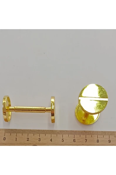 10 Adet 4,5 cm Gold Rengi Halter ürün görseli 1
