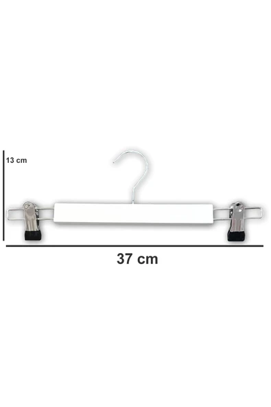 12 Adet Mandallı Etek Pantolon Askısı 37 Cm ürün görseli 1