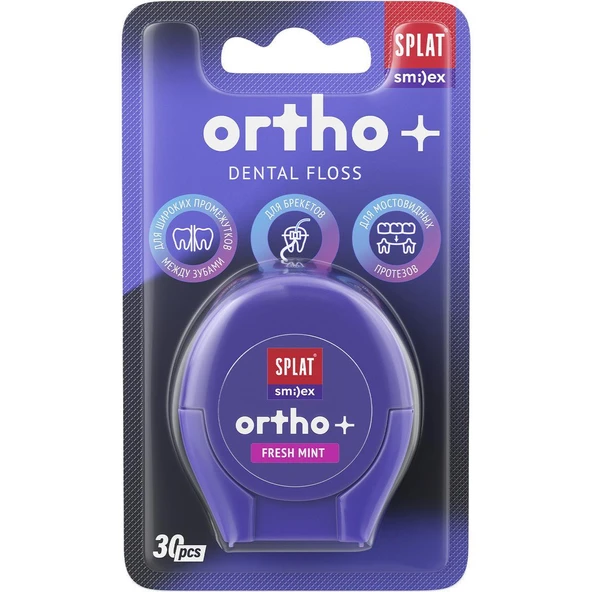 Splat Smilex Ortho Diş İpi Fresh Mint 30lu ürün görseli 1