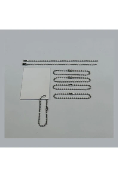 Nikel Etiket Zinciri 15 Cm 1000 Adedin Fiyatıdır. ürün görseli 1