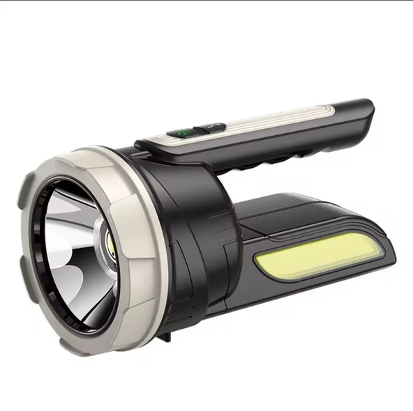 Ps-22024 Ultra Güçlü Uzun Menzilli 20W+COB LED Şarlı El Feneri Projektör ürün görseli 1