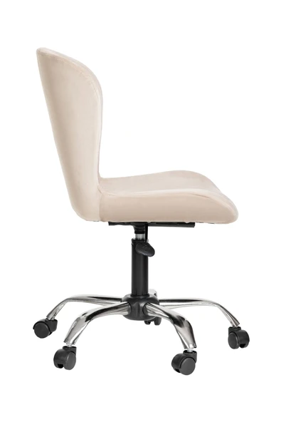 MARKAELZ Krom Metal Ayaklı Ofis Çocuk Odası Çalışma Sandalyesi (AYARLANILABİLİR) AÇELYA - Resim 3