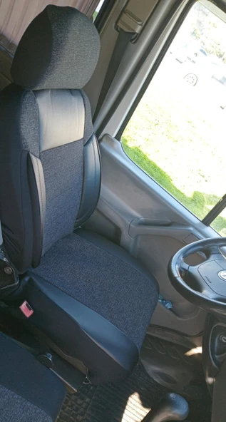 Fiat Ducato Transporter Daily Boxer Crafter Volt Jumper  KAMYONET SÜRÜCÜ ŞÖFÖR KOLTUK KILIFI ürün görseli 1