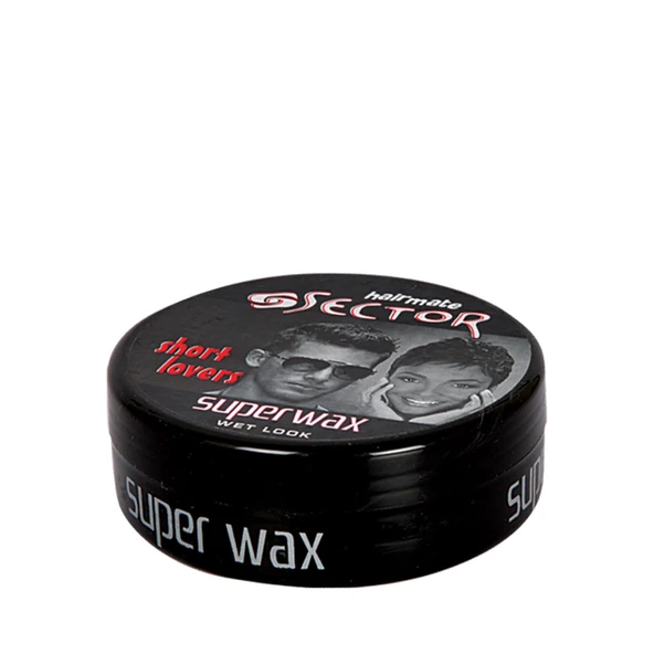 Sector Sector Hairmate Superwax Islak Görünüm Siyah Wax 150 Ml ürün görseli 1