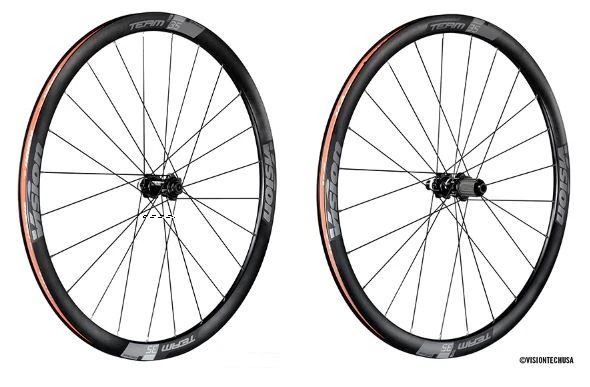 Vision Team 35 DISK TLR SH11 B2 disk fren (center lock) yol yarış (cyclocross-gravel) jant seti ürün görseli 1
