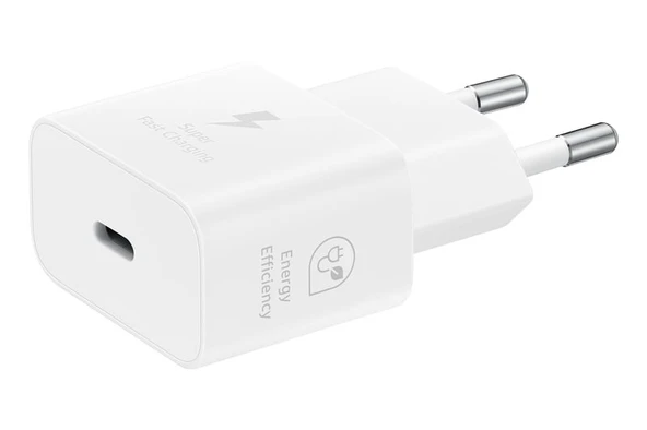 Samsung EP-T2510N Type C Hızlı Şarj Adaptörü (25W) Beyaz ürün görseli 1