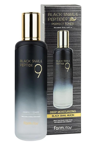 Farmstay Black Snail & Peptide 9 Tonik 120ML ürün görseli 1