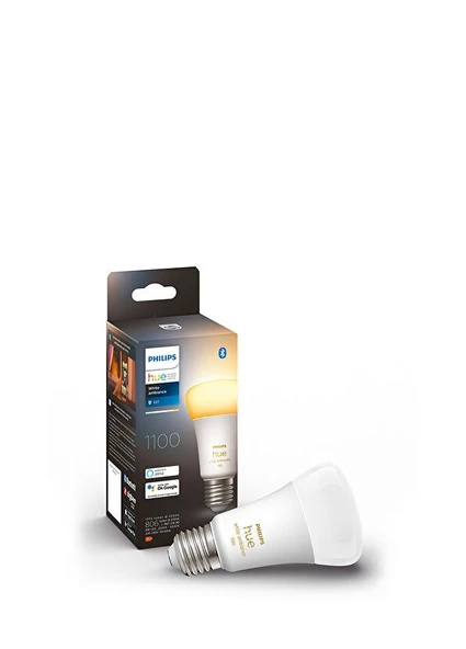 Philips Hue 75W Beyaz Ambiyans Bluetooth Özellikli E27 Akıllı Ampul ürün görseli 1