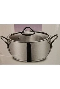 Evimsaray Şevval 22 cm Güveç Çelik Tencere - S1243 - Resim 2