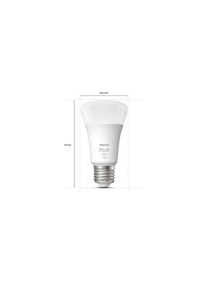 Philips Hue Beyaz Akıllı Başlangıç Seti 2'li Bluetooth Özellikli Akıllı Ampul - Resim 4