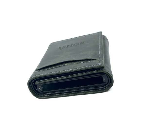 Bons Deri RFID Mekanizmalı Cüzdan - Yeşil - Resim 3