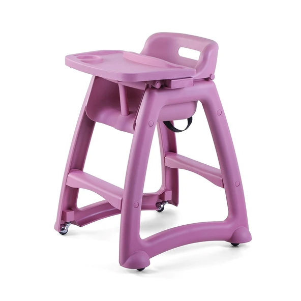 Mama Sandalyesi Endüstriyel Model Otel Cafe Restorant Pembe - Resim 3