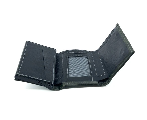 Bons Deri RFID Mekanizmalı Cüzdan - Yeşil - Resim 6