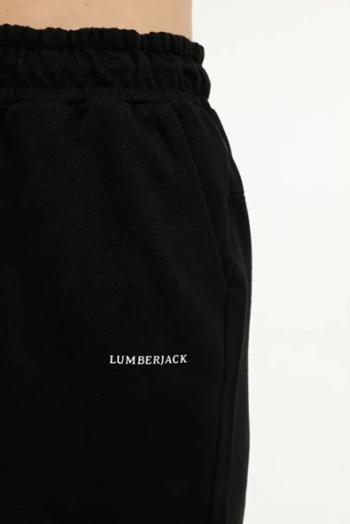 Lumberjack CT144 Basic Short 5FX Siyah Kadın Şort 101931818 - Resim 4