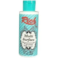 Rich Multi Surface Akrilik Boya 120ml 2100 Beyaz ürün görseli 1