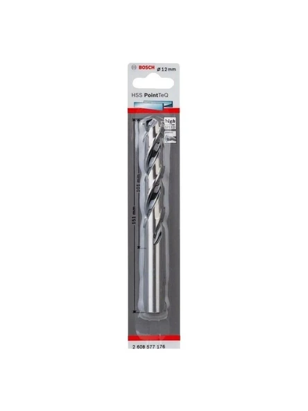 Bosch Hss Pointteq Metal Matkap Ucu 12,0 mm 1'li ürün görseli 1