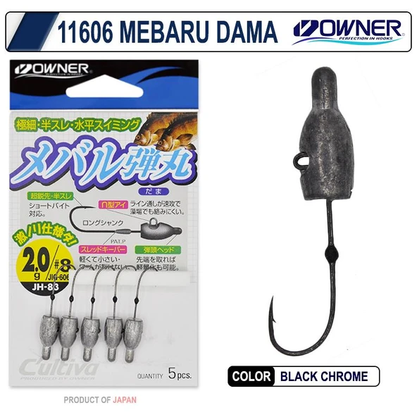 Owner Cultiva 11606 Mebaru Dama Lrf Jighead ürün görseli 1