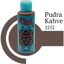 Rich Multi Surface Akrilik Boya 120ml 2252 Pudra Kahve ürün görseli 1