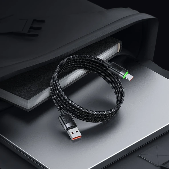 Mcdodo CA-5650 Usb Typec Şarj Kablo 1.2M-Siyah - Resim 3