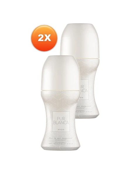 Avon Pur Blanca Kadın Rollon 50 Ml. Ikili Set ürün görseli 1