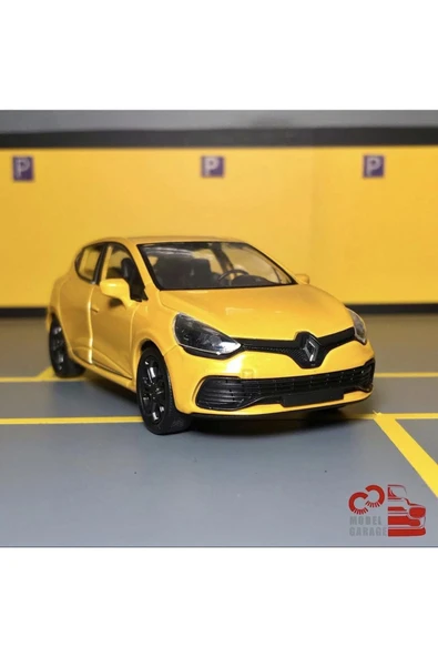 Renault Clio Rs 1/36 Ölçek Çek Bırak Diecast Metal Model Araba Oyuncak ürün görseli 1