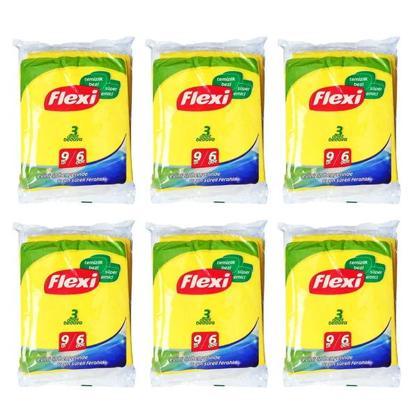 Flexi Temizlik Bezi (35x35 cm) 9 lu x 6 Adet ürün görseli 1
