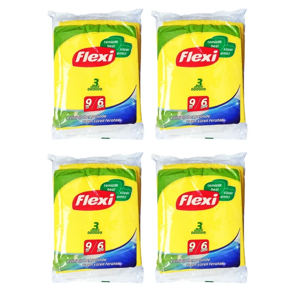Flexi Temizlik Bezi (35x35 cm) 9 lu x 4 Adet ürün görseli 1