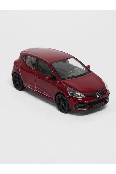 1:36 Ölçek Diecast Çek Bırak Metal Model Araba Kırmızı Renault Clio Rs ürün görseli 1