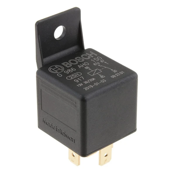 Bosch 12V 30/20A Dirençli Çift Platin Mini Röle 5 Fiş Bosch 0986AH0150 ürün görseli 1