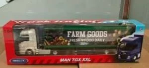 Welly Farm Goods Man TGX XXL Model Araba ürün görseli 1