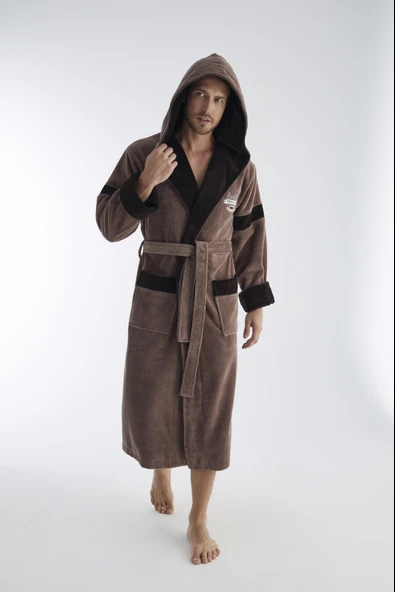 LEGEND Nakış Triga Bukle  Bambu Cotton Erkek Bornoz ürün görseli 1